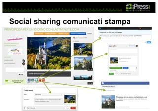 Social sharing comunicati stampa

 