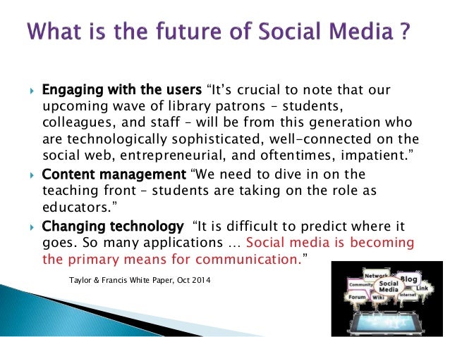 Using social media to support, develop and enhance your research