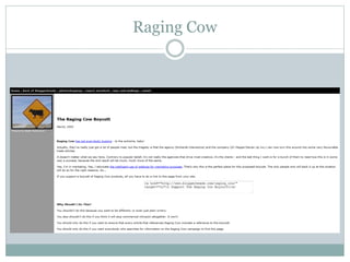Raging Cow 
 