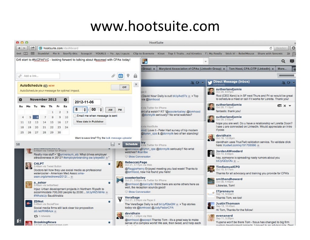 Social Media ROI from ROA AICPA FVS Conference
