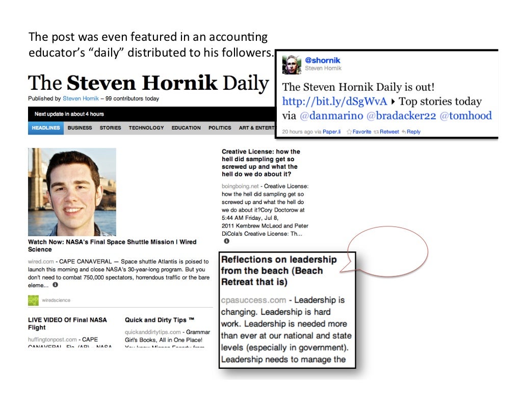 Social Media ROI from ROA AICPA FVS Conference