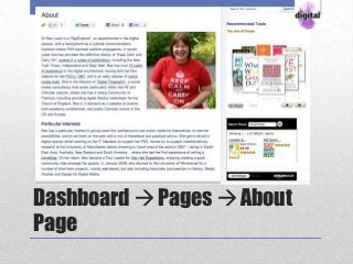 Dashboard  Pages  About
Page
 