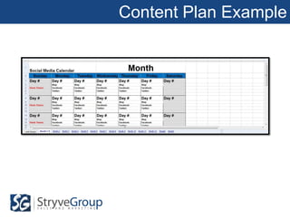 Content Plan Example
 