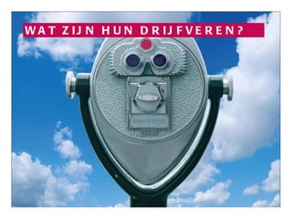 Ruigrok | NetPanel - 2010 WAT ZIJN HUN DRIJFVEREN?  