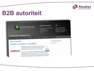 B2B autoriteit
 