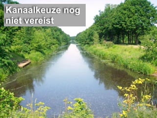 Kanaalkeuze nog
niet vereist
 