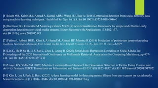 Social Media Sentiment Analysis fro Depression detection Using Machine ...