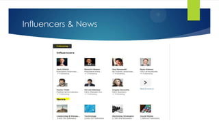 Influencers & News
 