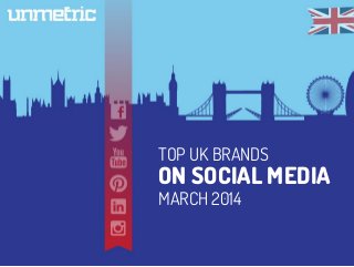 TOP UK BRANDS
ON SOCIAL MEDIA
MARCH 2014
 