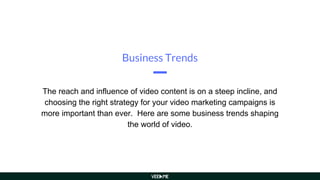 Video Marketing Statistics: Business Trends