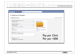 Social Media Social Networks




                     Pay per Click
                     Per per 1000



laurelpapworth.com
 
