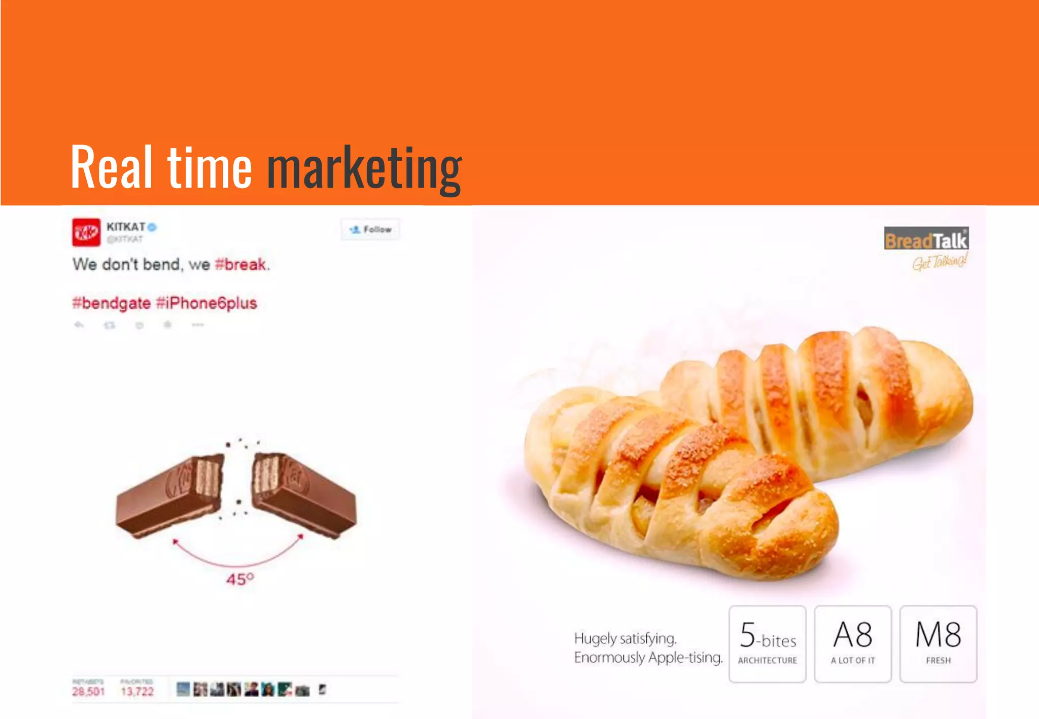 Real time marketing
 