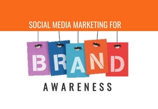 SOCIAL MEDIA MARKETING FOR
A W A R E N E S S
 