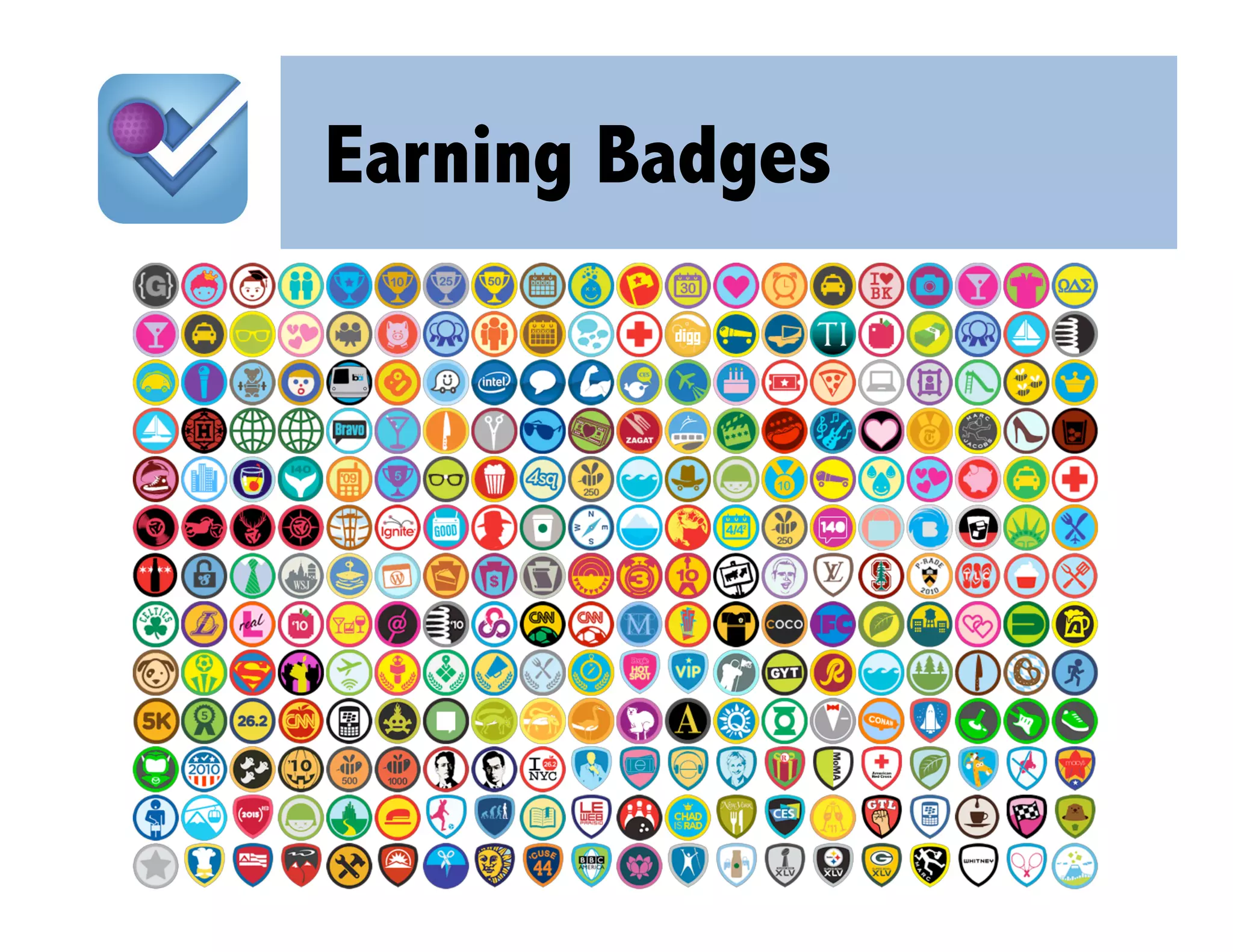 Earning Badges
 
