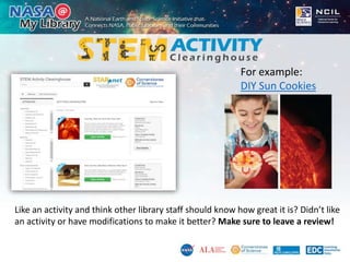 For example:
DIY Sun Cookies
Like an activity and think other library staff should know how great it is? Didn’t like
an ac...