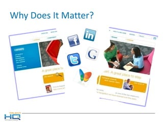 Why Does It Matter? 
