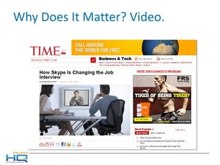Why Does It Matter? Video. 