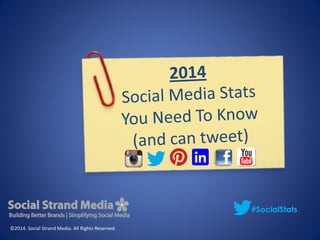 #SocialStats
©2014. Social Strand Media. All Rights Reserved.

 