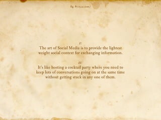 Social Media Stories