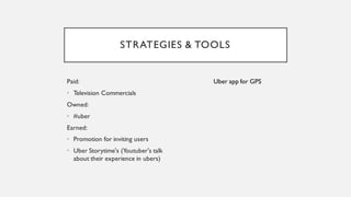Uber Promotion Strategy Social media strategy: UBER | PDF