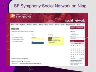 SF Symphony Social Network on Ning  
