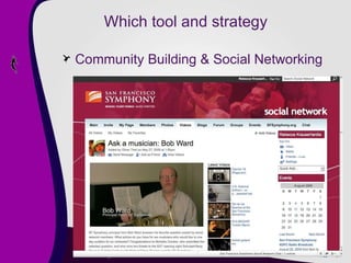Which tool and strategy Community Building & Social Networking 