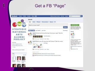 Get a FB “Page” 