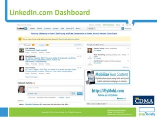 LinkedIn.com Dashboard 