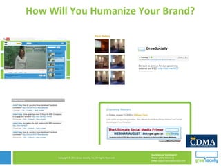 How Will You Humanize Your Brand? 
