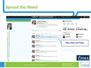 Spread the Word http://ilnk.me/7dde 