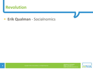 Revolution Erik   Qualman  - Socialnomics 
