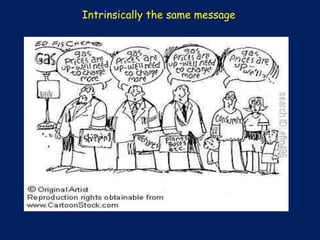 Intrinsically the same message
 