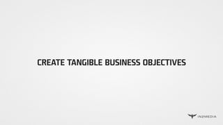 CREATE TANGIBLE BUSINESS OBJECTIVES
 
