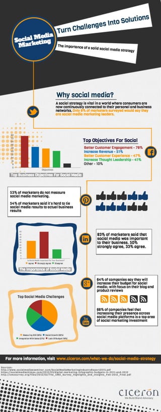 Social Media Strategy Infographic | Ciceron