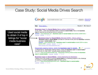 Case Study: Social Media Drives Search
                                                   




   Used social media
  to o...