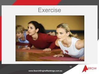 Exercise




                                  15

www.SearchEngineRankings.com.au
 