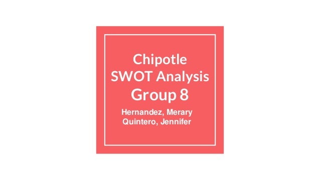 chipotle social media swot analysis chipotle swot