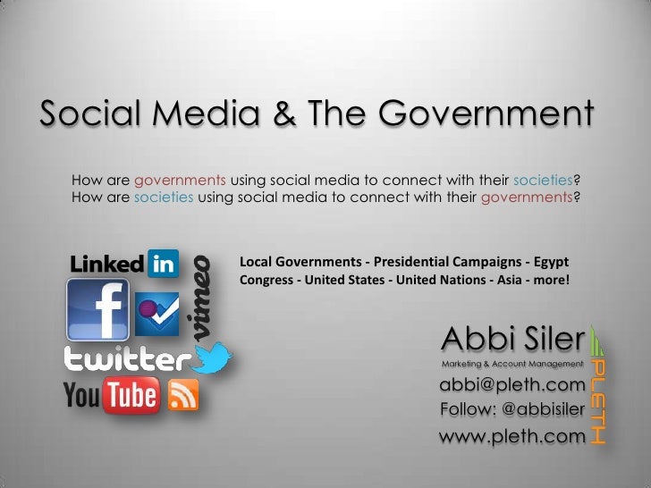 Social Media & The Government
