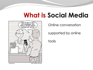 What is Social MediaOnline conversation supported by online tools