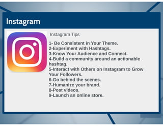 Social media Tips & tools