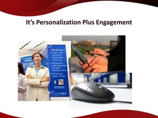 It’s Personalization Plus Engagement
 