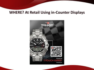 WHERE? At Retail Using in-Counter Displays
 