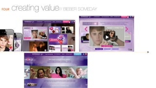 FOUR

creating value// BIEBER SOMEDAY

+

 