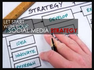 LET START
WITH YOUR
 SOCIAL MEDIA STRATEGY
 