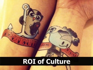 ROI of Culture
Tweet my Mom please