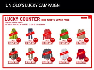 UNIQLO’S LUCKY CAMPAIGN
 