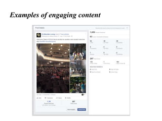 Examples of engaging content
 