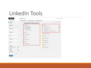 LinkedIn Tools
 