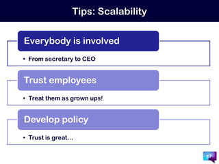 Tips: Scalability17