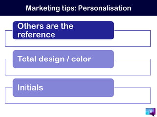 Marketing tips: Personalisation5